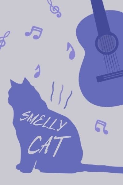 tv show, drama, friends, Phoebe's Smelly Cat Pinterest Post Template