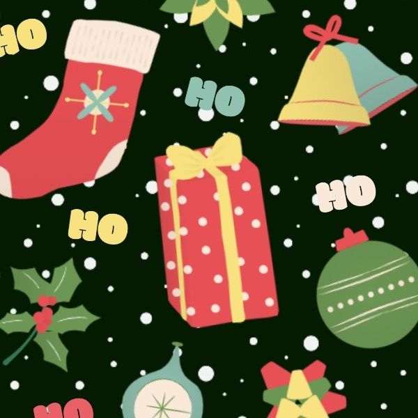 merry christmas, winter, festival, Christmas Gift Wallpaper Instagram Post Template
