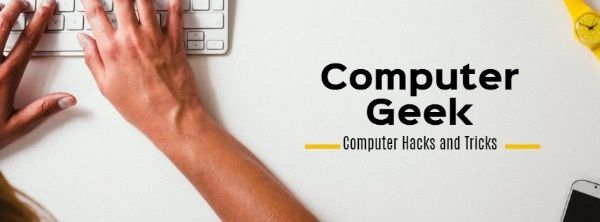 tricks, hacks, tips, Computer Geeks Facebook Cover Template