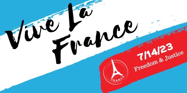 France Day Celebration Twitter Post