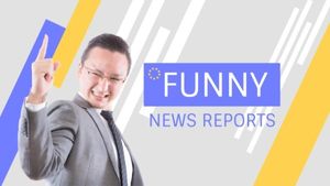 Funny News Report YouTube Banner Youtube Channel Art Template and Ideas for  Design | Fotor