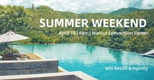 Hawaii Summer Weekend Facebook Event Cover