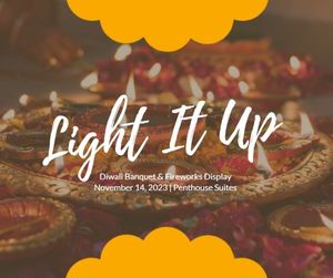 indian, holiday, religious, Classic Diwali Festival Celebration Facebook Post Template