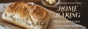 bread, picture, food, Homemade Baking Email Header Template