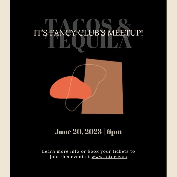 Fancy Club's Meetup Party Instagram Post