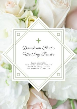 sale, marketing, business, Downtown Wedding Service  Flyer Template