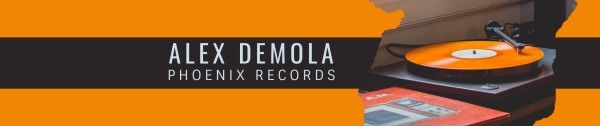 records, life, music, Disc Background  Soundcloud Banner Template
