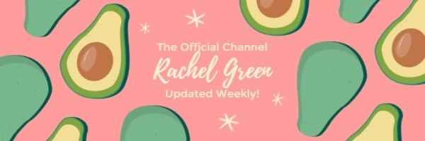Painted Avocado Youtube Channel Banner Email Header