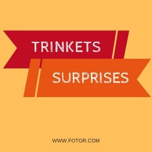 gift, present, accessories, Trinkets Logo Template