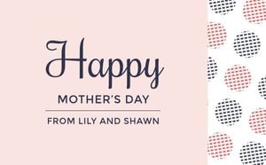 life, love, present, Mother's Day Gift Tag Template