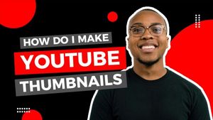 tips, how to, ideas, Black And Red Tutorial Video Cover Youtube Thumbnail Template