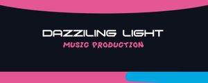 social media, music, concert, Pink And Blackground Twitch Banner Template