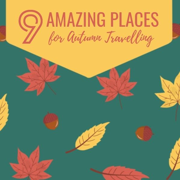 Autumn Travelling Instagram Post