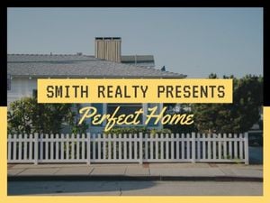 史密斯房地产呈现家庭 Ppt PPT(4:3)