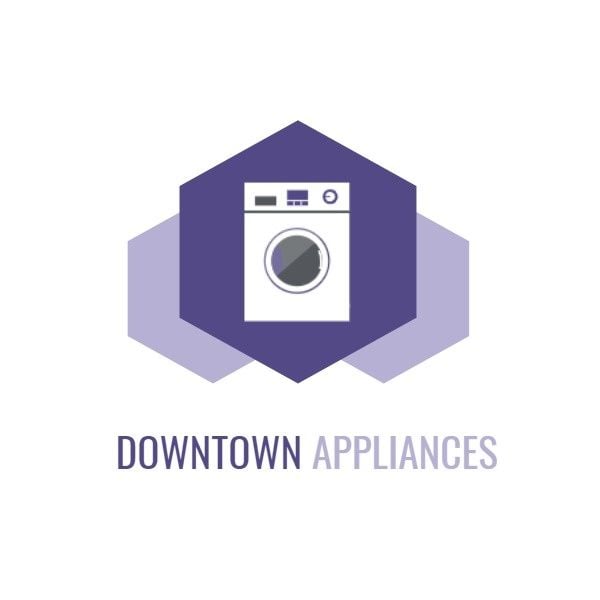 home, appliances, house, White Appliance Store Icon Logo Template