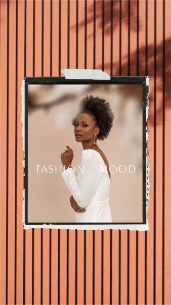 instagram reels, clothing, modern, Stylish Fashion Mood Reels Cover Instagram Story Template