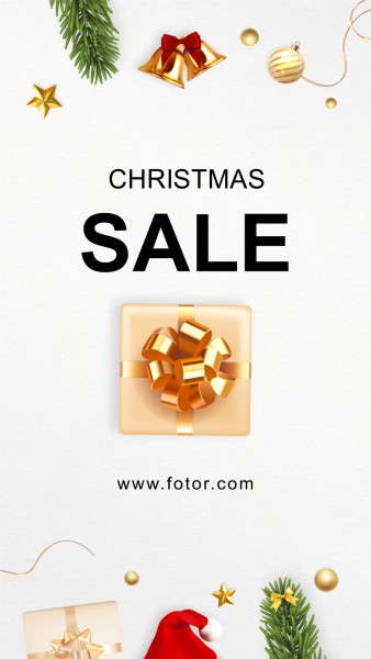 Holiday Christmas Sale Promotion Instagram Story