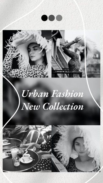 style, trends, life, Urban Fashion New Collection Instagram Story Template