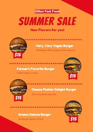 sale, marketing, business, Fast Food Flyer Template