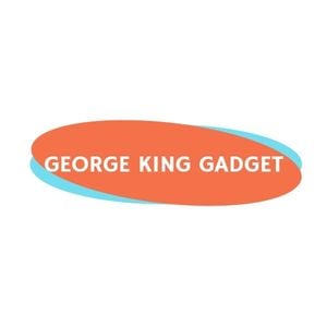 シンプルオレンジガジェットビジネス ロゴ