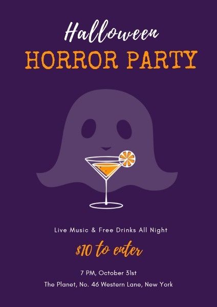celebration, celebrate, event, Halloween Party Poster Template