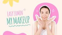 软粉色简单化妆教程 Youtube视频封面