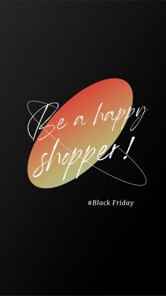 Black Friday Branding Quote Words Instagram Story