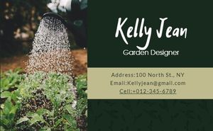 Landscaping Service Business Card