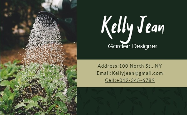 Landscaping Service Business Card