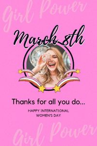 International Women's Day  Pinterest Post