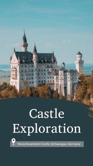 travel, trip, style, Castle Exploration Is Waiting For You Instagram Story Template