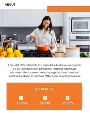 Food Blogger  Media Kit