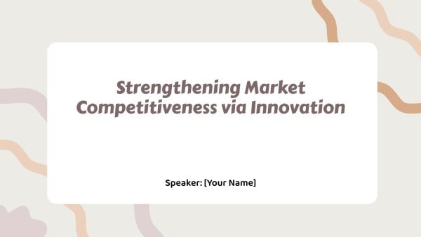 Beige Simple Market Report Presentation