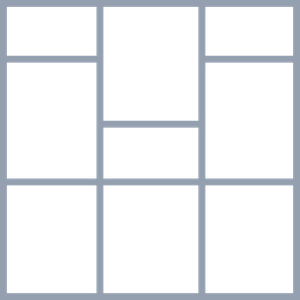nine, picture container, Blank 9 Grids Collage Classic Collage Template