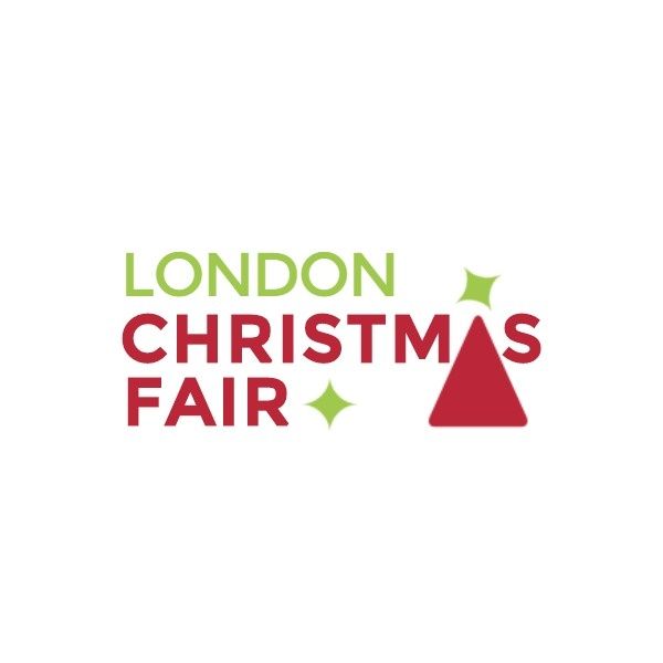 market, sale, promotion, London Christmas Fair Logo Template
