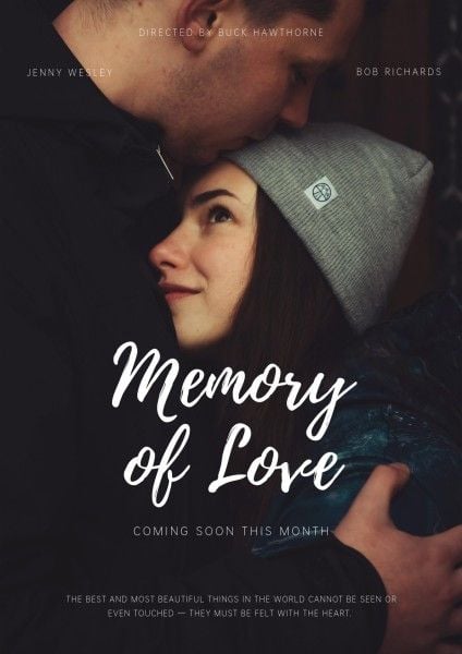 lover, film, romantic movie, Romantic Love Movie Poster Template