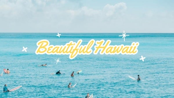 蓝色美丽的夏威夷海上旅行 Youtube视频封面