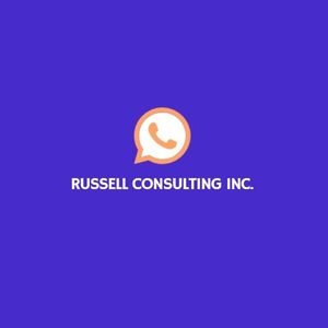 business, firm, office, Purple And Simple Consulant Logo Design Logo Template