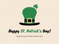 st. patrick, saint patrick, happy st patricks day, Green St Patricks Day Card Template