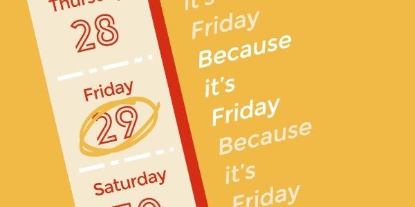 cyber monday, shopping, shopping haul, Yellow Black Friday Calendar Twitter Post Template
