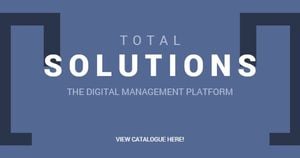 solutions, sale, sales, Digital Management Facebook Ad Medium Template