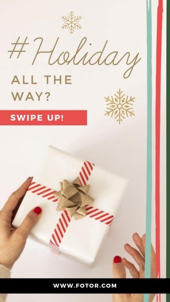 礼品销售圣诞 Instagram 故事 Instagram故事
