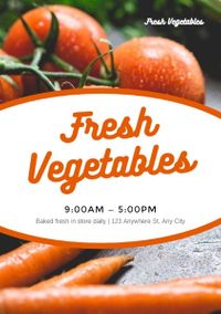sale, marketing, business, Fresh Vegetable Flyer Template