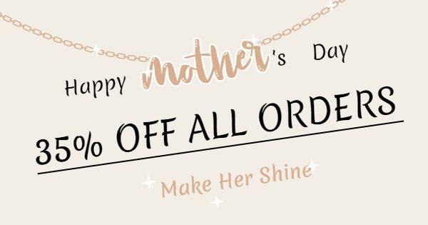 sale, sales, business, Happy mother's day discount Facebook Ad Medium Template