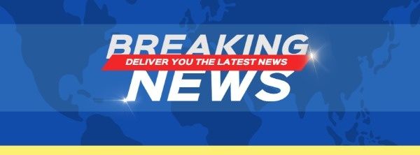 breaking news, tipping points, report, Breaking Latest News Facebook Cover Template