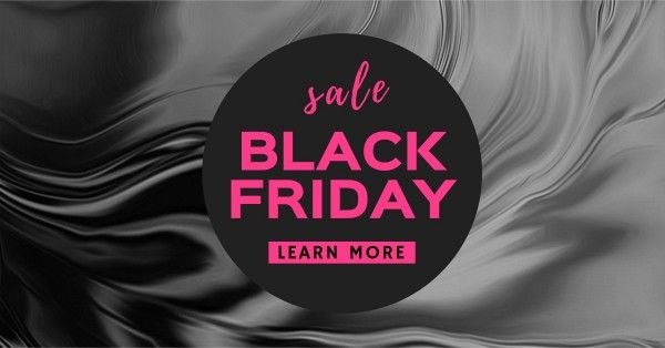 Black Black Friday Sale Facebook App Ad