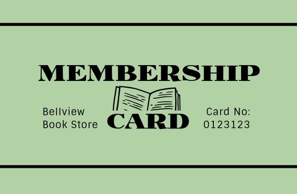 Green Membership Card ID Card