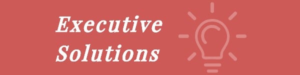 Red Executive Solution LinkedIn Background