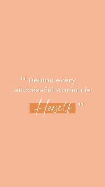 women power, happy womens day, woman, Orange Quote International Womens Day Instagram Story Template