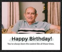 man, wishes, greeting, Happy Birthday For Father Facebook Post Template